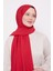 Kırmızı Leola Düz Şal 3