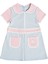 Kız Çocuk Bebe Yaka Kısa Kollu Örme Elbise 2