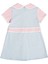 Kız Çocuk Bebe Yaka Kısa Kollu Örme Elbise 3