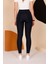 Kadın Lacivert Yüksel Bel Slim Fit Tayt - 3060 8
