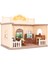 1:12 Ölçekli Bebek Evi Mobilyası Plastik Minyatür Tv Çay Masası Kanepe Şömine Saksı Oturma Odası Dollhouse (Yurt Dışından) 2