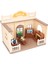 1:12 Ölçekli Bebek Evi Mobilyası Plastik Minyatür Tv Çay Masası Kanepe Şömine Saksı Oturma Odası Dollhouse (Yurt Dışından) 5