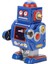 Kurmalı Robot Oyuncak El Yapımı Dekoratif Vintage Clockwork Robot Oyuncak Ilginç Kurmalı Demir Oyuncak Cafe Restoran Için Mavi (Yurt Dışından) 4