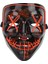 Cadılar Bayramı Korkunç LED Işık Up Glow Maske Kostüm Için Parti Prop Gösterisi Dekor (Kırmızı) (Yurt Dışından) 2