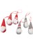 6 Adet Noel Gnome Santa Süsler Pamuk Benzersiz Santa Askı Süsleri Noel Ağacı Için Tatil Şömine (Yurt Dışından) 3