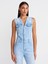 72006 Comfort Llikra Uzun Denim Tulum-Mavi 4