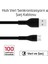 Hasır Örgülü 2.4A Micro USB 1 Metre Hızlı Şarj ve Data Kablosu K-S10 4