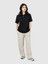 Erkek Siyah Gap Logo Piqué Polo Yaka T-Shirt 7
