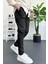Erkek Dar Paça Jogger Pantolon Siyah EDW384 1