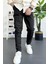 Erkek Dar Paça Jogger Pantolon Siyah EDW384 2