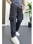 Erkek Ince Baggy Kalıp Kargo Pantolon Siyah EDW164 3