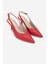Kadın Vegan Kırmızı Topuklu Ayakkabı 932 3291 Bn Ayk Y25 Kırmızı Cılt 2