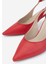Kadın Vegan Kırmızı Topuklu Ayakkabı 932 3291 Bn Ayk Y25 Kırmızı Cılt 3