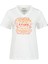 Alone Baskılı V Yaka Kadın T-Shirt 411 1