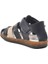 Lacivert Bej Cırtlı Erkek Çocuk Sandalet Ayakkabı 4