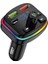 Bluetooth Araç Kiti Araç Fm Transmitter USB Type-C Mp3 Sd Kart Flash Için Uygun Pd Çakmaklık Girişli Rbg Işıklı 5