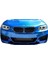 Bmw 2013-2019 F22 2 Serisi M Performance Style - Ön Tampon Lip + Flap (Plastik) (Boyasız) 1