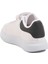 Beyaz Siyah Cırtlı Bağcık Detaylı Erkek Çocuk Spor Ayakkabı 4