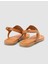 %100 Hakiki Deri Taba Kadın Sandalet 3