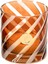 Kahverengi Spiral Kesme Cam Mumluk 1