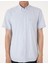 Erkek Açık Mavi Regular Fit Kısa Kollu Gömlek 50302730-VR095 6