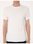 Erkek Ekru Slim Fit Tişört 50306802-VR019 6