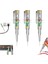 Zoroom 3 Adet 24-250 V Elektrikçi Devre Test Cihazı Kalem, Duyarlı Elektrik Test Cihazı Kalem, LED Gösterge Işığı ile Su Geçirmez (Yurt Dışından) 1