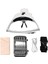 Ncanruı Eller Serbest Kafa Bandı Büyüteç, USB Şarj Kafa Büyüteç LED Işık Takı Zanaat Izle Hobi 5 Lensler 1.0x 1.5x 2.0x 2.5x 3.5x (Yurt Dışından) 1