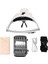 Ncanruı Eller Serbest Kafa Bandı Büyüteç, USB Şarj Kafa Büyüteç LED Işık Takı Zanaat Izle Hobi 5 Lensler 1.0x 1.5x 2.0x 2.5x 3.5x (Yurt Dışından) 2