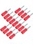 100PCS Yalıtımlı Yüksük Terminali Yuvarlak Boru Pimi Uç Kıvrımı 22‑16AWG Teller Için (Yurt Dışından) 4