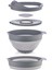 3'ü 1 Arada Katlanabilen Mikser Karıştırma Kabı, Süzgeç, Badya 4 Parça Mutfak Hazırlık ve Çeyiz Set 4