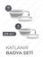 2'li Set Katlanır Badya Leğen Akordiyon Katlanabilir Badya Set 5 Lt ve 10 Lt 1