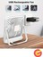 Şarjlı Sessiz Mini Fan Vantilatör, 1 Adet, 180° Ayarlanabilir, 5 Hız, Led Göstergeli, Type-C Şarj 2