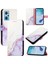 Realme Gt 2 5g Kılıf 360 Tam Kaplar Deri Marble Kapaklı Cüzdan Standlı Kartvizitli Kopçalı Kapak Kartlıklı (Yurt Dışından) 1