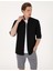 Erkek Siyah Slim Fit Uzun Kollu Gömlek 50307162-VR046 1