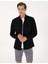 Erkek Siyah Slim Fit Uzun Kollu Gömlek 50307162-VR046 3