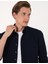 Erkek Lacivert Slim Fit Uzun Kollu Gömlek 50307162-VR033 2