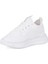 Rahat, Hafif, Ortopedik, Yazlık, Bağcıksız, Fileli Sneaker Beyaz Çocuk Spor Ayakkabı 3