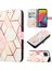 Samsung Galaxy M53 5g Kılıf 360 Tam Kaplar Deri Marble Kapaklı Cüzdan Standlı Kartvizitli Kopçalı Kapak Kartlıklı (Yurt Dışından) 1