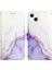 iPhone 14 Plus Kılıf 360 Tam Kaplar Deri Marble Kapaklı Cüzdan Standlı Kartvizitli Kopçalı Kapak Kartlıklı (Yurt Dışından) 1