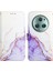Honor Magic 5 Pro Kılıf 360 Tam Kaplar Deri Marble Kapaklı Cüzdan Standlı Kartvizitli Kopçalı Kapak Kartlıklı (Yurt Dışından) 1