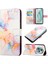 Honor Magic 5 Pro Kılıf 360 Tam Kaplar Deri Marble Kapaklı Cüzdan Standlı Kartvizitli Kopçalı Kapak Kartlıklı (Yurt Dışından) 1