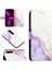 Sony Xperia 1 Iıı Kılıf 360 Tam Kaplar Deri Marble Kapaklı Cüzdan Standlı Kartvizitli Kopçalı Kapak Kartlıklı (Yurt Dışından) 1