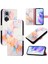 Huawei Nova 9 Kılıf 360 Tam Kaplar Deri Marble Kapaklı Cüzdan Standlı Kartvizitli Kopçalı Kapak Kartlıklı (Yurt Dışından) 1