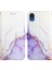 Samsung Galaxy A03 Core Kılıf 360 Tam Kaplar Deri Marble Kapaklı Cüzdan Standlı Kartvizitli Kopçalı Kapak Kartlıklı (Yurt Dışından) 1