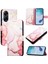 Oppo A1 5g Kılıf 360 Tam Kaplar Deri Marble Kapaklı Cüzdan Standlı Kartvizitli Kopçalı Kapak Kartlıklı (Yurt Dışından) 1