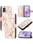 Tecno A17 Kılıf 360 Tam Kaplar Deri Marble Kapaklı Cüzdan Standlı Kartvizitli Kopçalı Kapak Kartlıklı (Yurt Dışından) 1