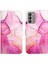Nokia G400 Kılıf 360 Tam Kaplar Deri Marble Kapaklı Cüzdan Standlı Kartvizitli Kopçalı Kapak Kartlıklı (Yurt Dışından) 1