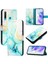 Honor 20 Lite/honor 20E Kılıf 360 Tam Kaplar Deri Marble Kapaklı Cüzdan Standlı Kartvizitli Kopçalı Kapak Kartlıklı (Yurt Dışından) 1