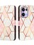 Oppo Reno 13 Pro 5g Kılıf 360 Tam Kaplar Deri Marble Kapaklı Cüzdan Standlı Kartvizitli Kopçalı Kapak Kartlıklı (Yurt Dışından) 1